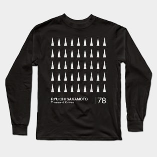 Thousand Knives / Minimalist Graphic Design Fan Artwork Long Sleeve T-Shirt